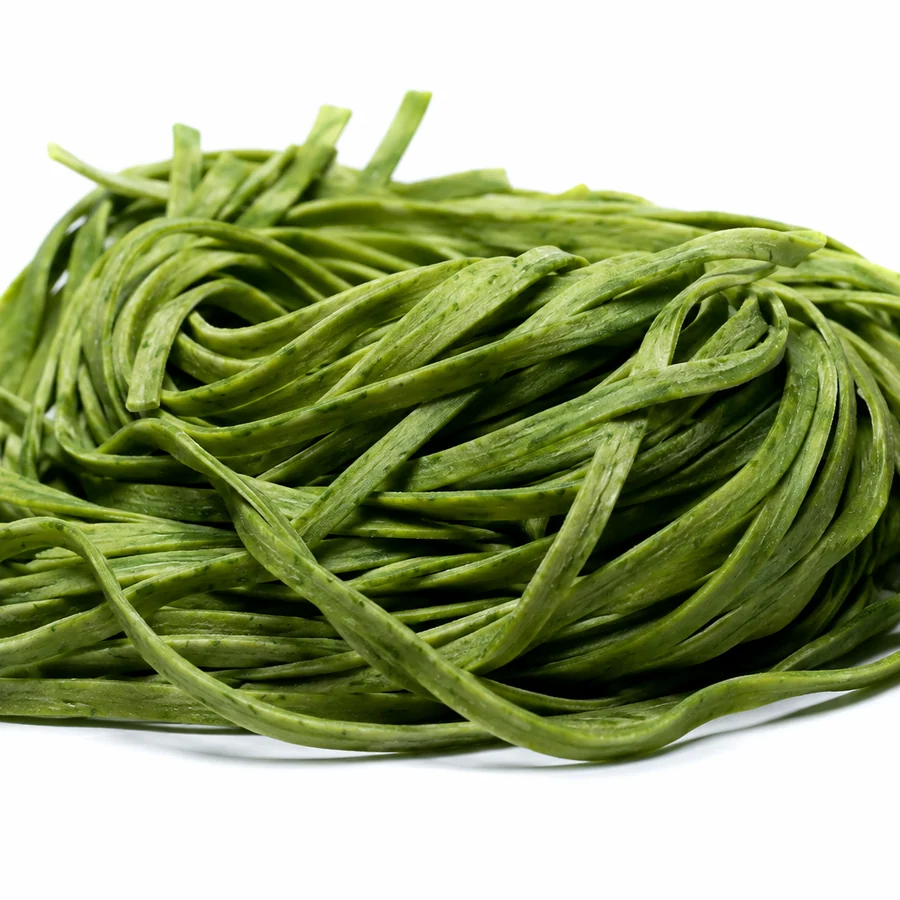 Fideos a la espinaca medianos